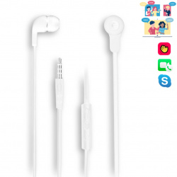 Auriculares intrauditivos ngs cross skip white