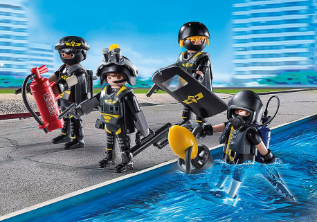 Playmobil fuerzas especiales equipo las fuerzas