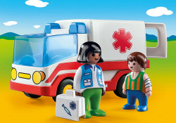 Playmobil 1.2.3 ambulancia