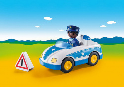 Playmobil 1.2.3 coche policia