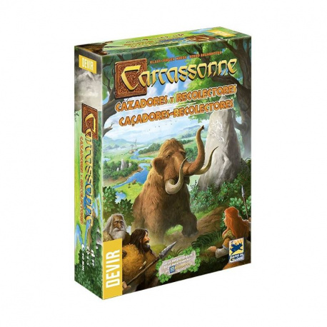 Juego mesa devir carcassonne cazadores y