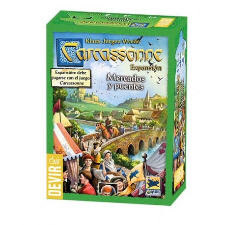 Juego mesa devir carcassonne mercados y