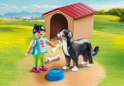 Playmobil campo perro con casita