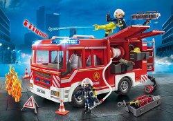 Playmobil ciudad accion - camion bomberos