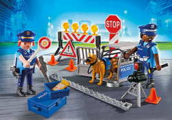 Playmobil policia control policia
