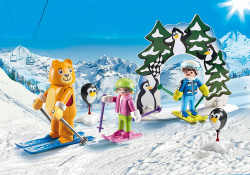 Playmobil diversion en familia escuela esqui