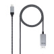 Cable nanocable conversor usb - c a displayport