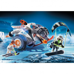 Playmobil espias spy team planeador nieve