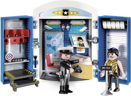 Playmobil policia cofre policia