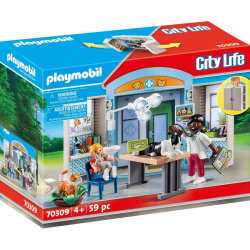 Playmobil ciudad cofre clinica veterinaria