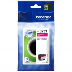 Cartucho tinta brother lc3233m magenta 1500