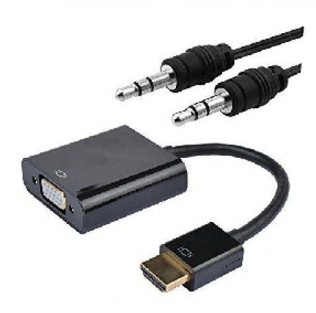 Conversor nanocable hdmi a vga 0.15cm