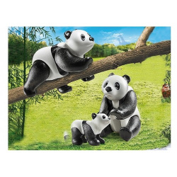 Playmobil diversion en familia pandas con