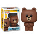 Funko pop animacion line friends brown