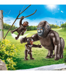 Playmobil diversion en familia gorilas con