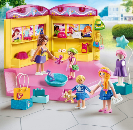 Playmobil ciudad tienda moda infantil