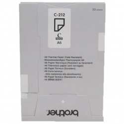 Pack papel termico brother c212s a6