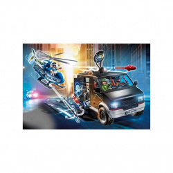 Playmobil ciudad helicoptero policia persecucion del