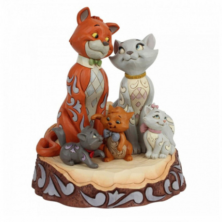 Figura enesco disney familia aristogatos