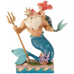 Figura enesco disney la sirenita poseidon