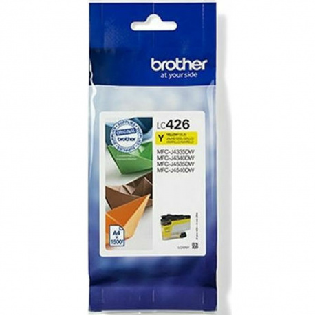 Cartucho tinta brother lc426y amarillo 1500