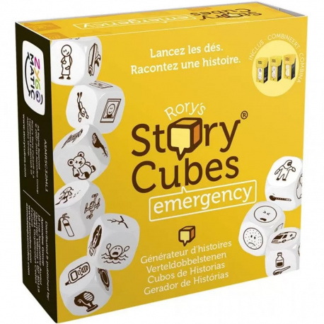 Juego mesa asmodee story cubes emergency