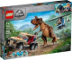 Lego jurassic park persecucion dinosaurio carnotaurus