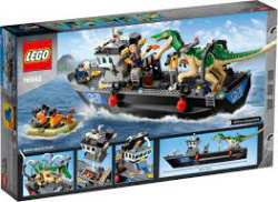Lego jurassic park fuga del barco