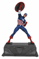 Capitan america estatua resina 30 cm