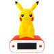 Pikachu reloj despertador 20 cm lampara
