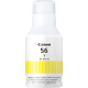 Botella tinta canon gi - 56y amarillo 135ml