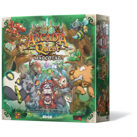 Juego mesa arcadia quest mascotas pegi