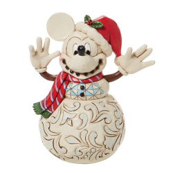 Figura enesco disney muñeco nieve mickey