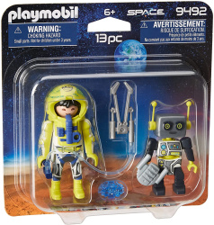 Playmobil duo pack astronauta y robot