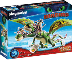 Playmobil dragon racing: dragon 2 cabezas