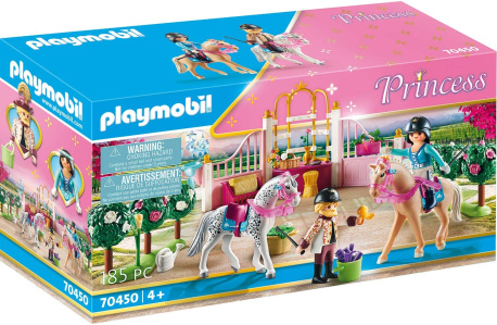 Playmobil clases equitacion en el establo