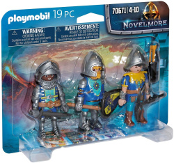 Playmobil set 3 caballeros novelmore