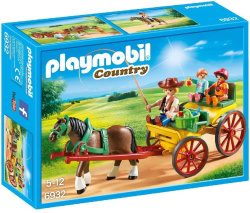 Playmobil carruaje con caballo