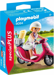 Playmobil mujer con scooter