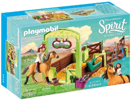 Playmobil spirit indomable establo fortu y