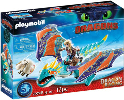 Playmobil dragon racing: astrid y tormenta