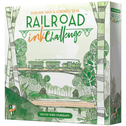 Juego mesa railroad ink: edicion verde