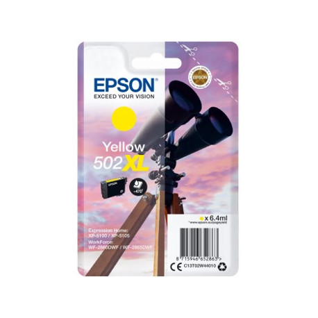 Cartucho tinta epson t02w440 502xl amarillo