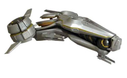 Figura dark horse halo nave forerunner