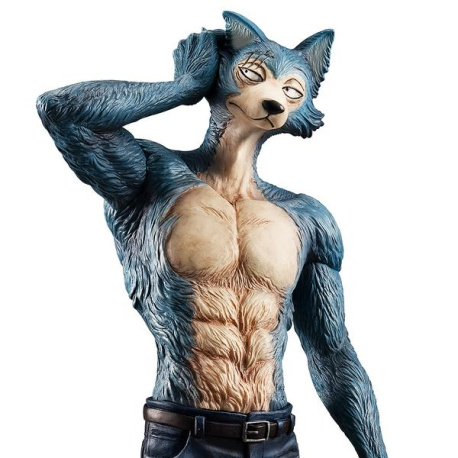 Figura megahouse beastars legoshi lobo gris