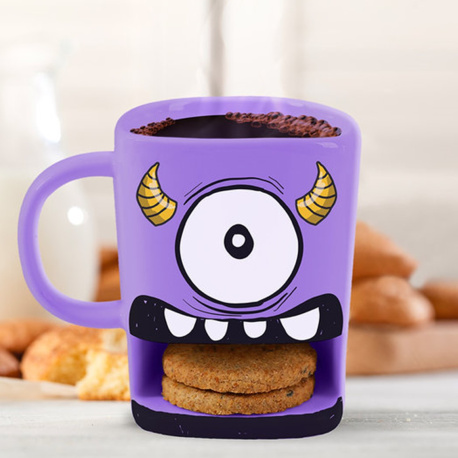 Taza porta galletas itotal monster monstruo