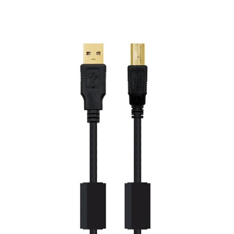 Cable ferrita usb(a) 2.0 a usb(b)