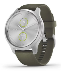 Reloj smartwatch garmin vivomove style silver - moss