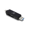 Lector tarjetas compacto ewent usb 3.1