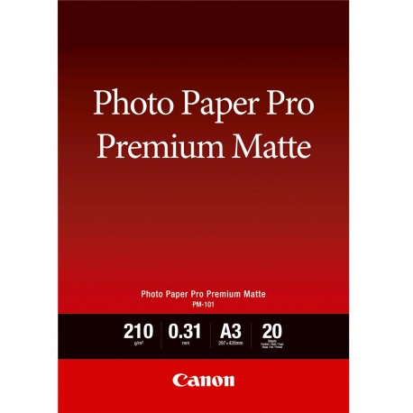 Papel fotografico canon premium matte tinta